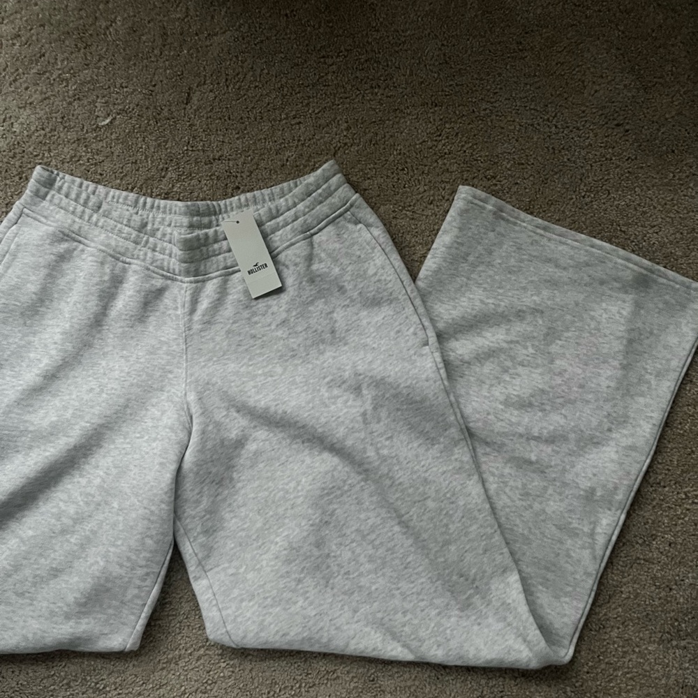Hollister Gray Baggy Sweatpants Low Rise
